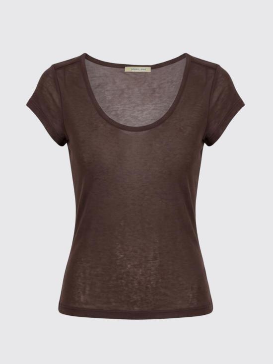 26FW 팔로마울 넬라 티셔츠 XDME02 323 Brown - PALOMA WOOL