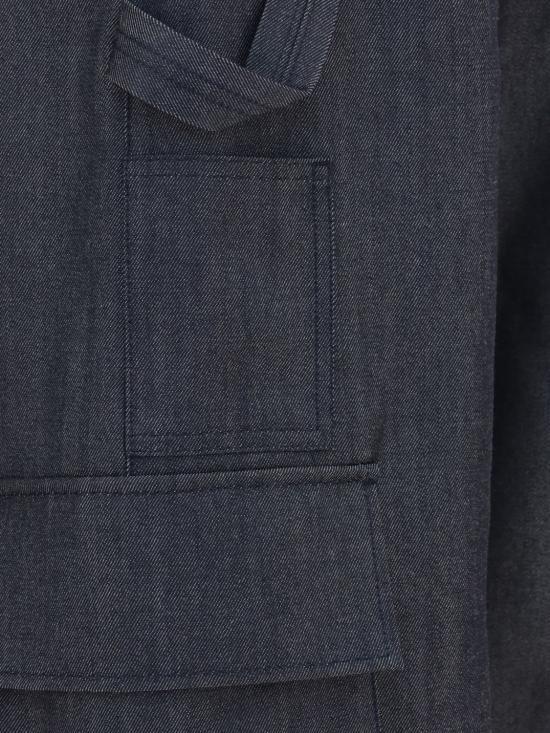 26FW 발렌시아가 유틸리티 울 카고 팬츠 A002ADTUT44 4100 Navy - BALENCIAGA