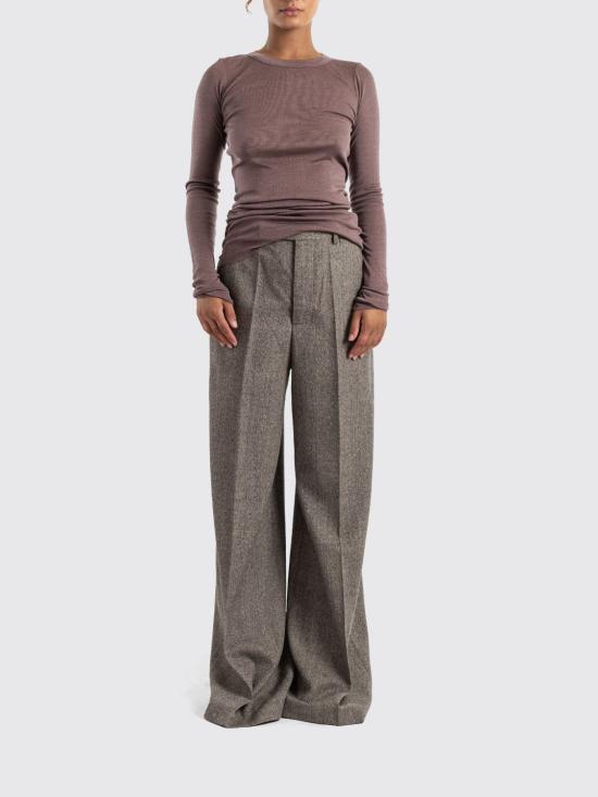 26FW 릭 오웬스 타워 립 롱슬리브 티셔츠 RP02F5202 86 Violet - RICK OWENS
