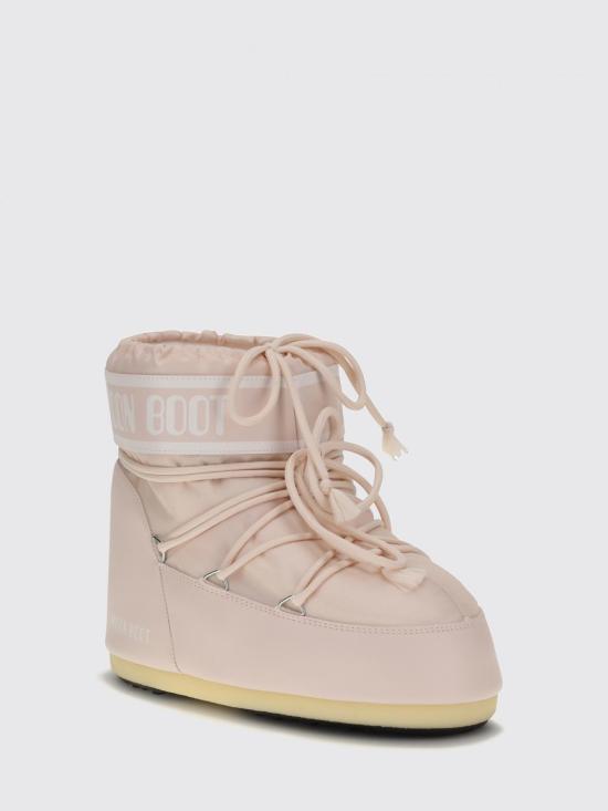 26FW 문부츠 아이콘 나일론 로우 부츠 1409340 J042 Pink - MOON BOOT
