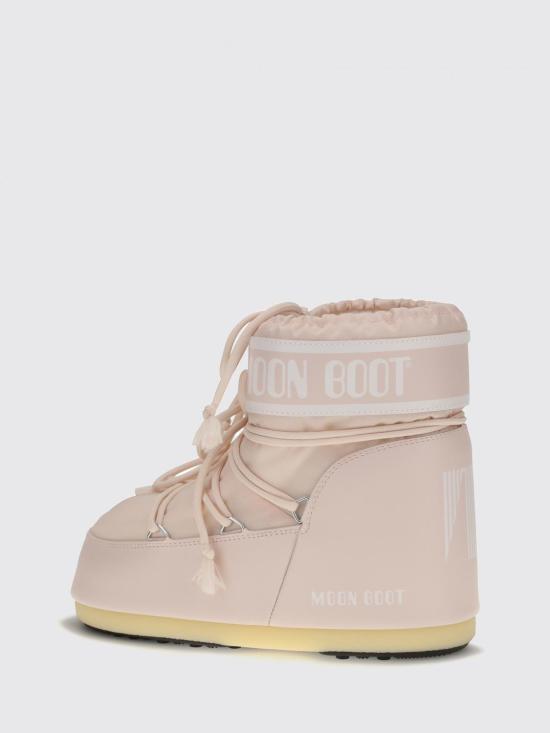 26FW 문부츠 아이콘 나일론 로우 부츠 1409340 J042 Pink - MOON BOOT