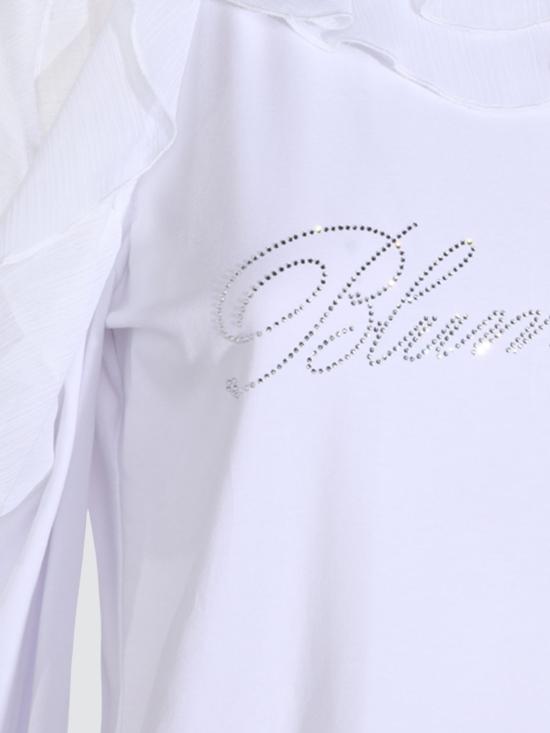 26FW 블루마린 탑 RF6107J5003 D3102 White - BLUMARINE