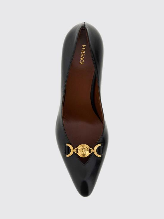 26FW 베르사체 힐/펌프스 10266001A17253 1B00G Black - VERSACE