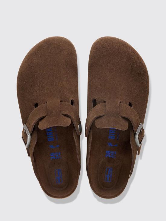 26FW 버켄스탁 보스턴 소프트 풋베드 스웨이드 보스턴 소프트 풋베드 스웨이드 1031637 Coffee - BIRKENSTOCK