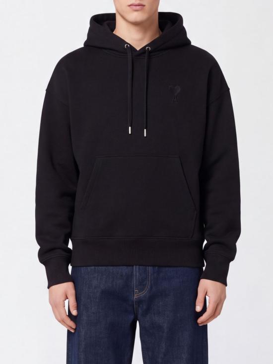 26FW 아미 긴팔 티셔츠 USW756U749 001 Black