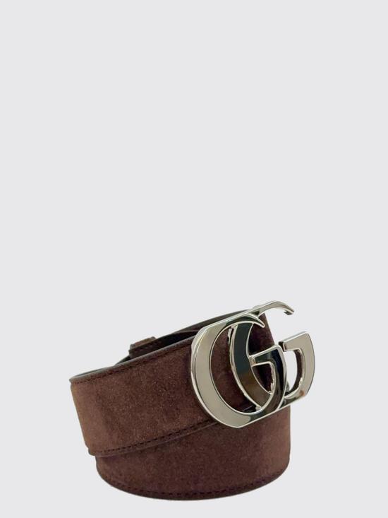 26FW 구찌 GG 마몽 가죽 벨트 A005SYCAACZ 2714 Brown - GUCCI