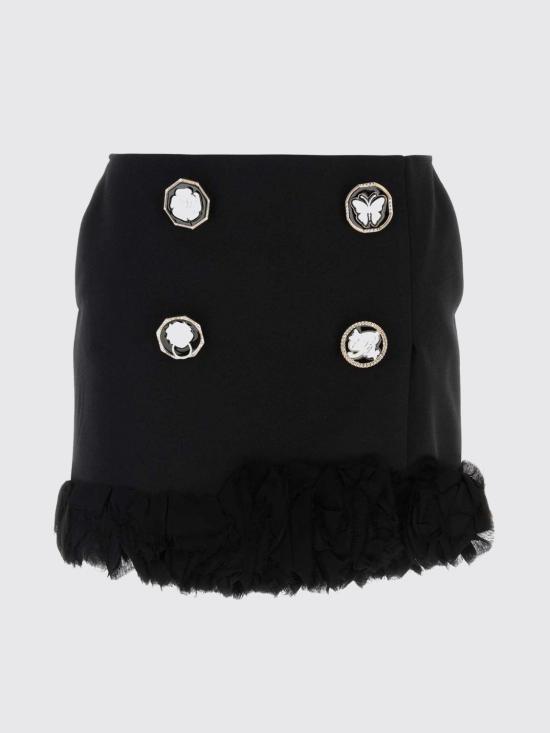 26FW 블루마린 스커트 NF6020T960A4G135A 22222 Black - BLUMARINE