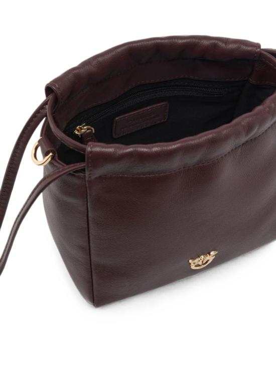 26FW 핑코 토트백 107635A3M7W34Y BURGUNDY - PINKO