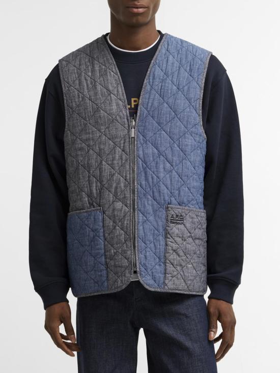 26FW 바버 베스트 MLI0069 BL25 Blue