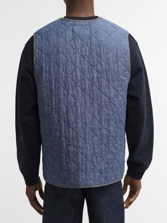 26FW 바버 베스트 MLI0069 BL25 Blue - BARBOUR