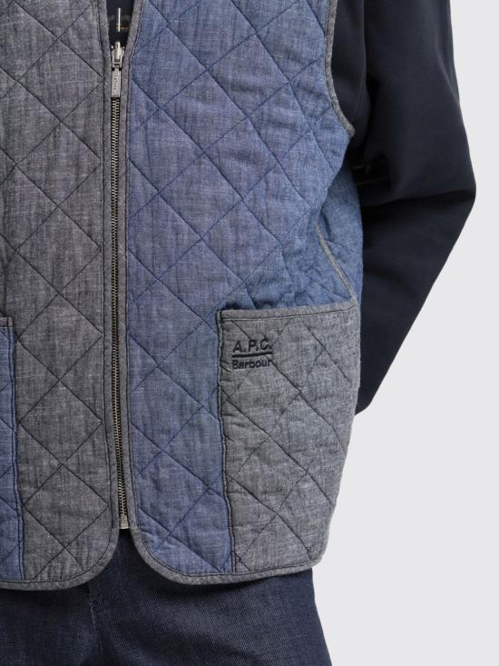 26FW 바버 베스트 MLI0069 BL25 Blue - BARBOUR