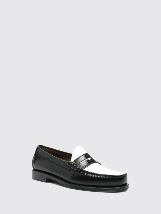 26FW 지에이치 바스앤코 위준 II 라손 페니 로퍼 슬립온 페니 로퍼 BA11010H BLACK AND WHITE Black 1 - G.H. BASS & CO.