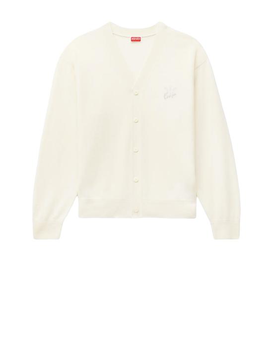 26FW 겐조 가디건 FG6 5CA809 3EK 02 OFF WHITE DOM