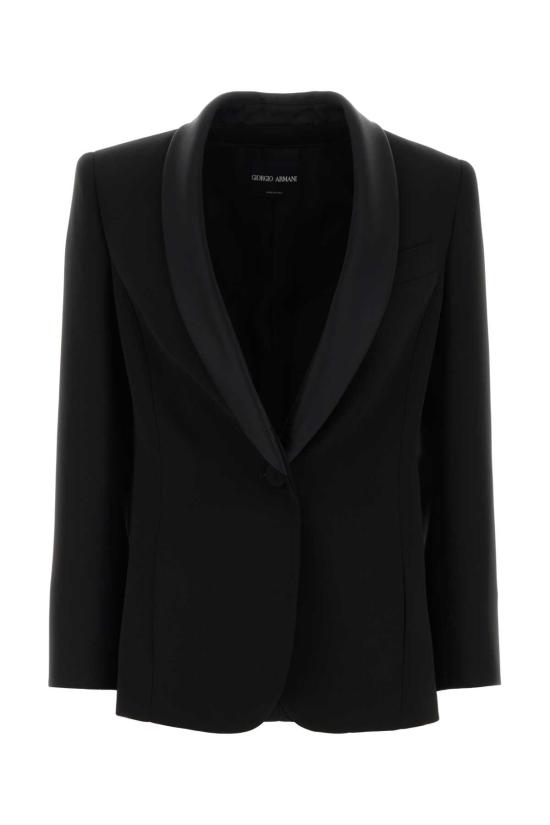 26FW 조르지오 아르마니 수트 자켓 GW003989TE16469 UC001 Black