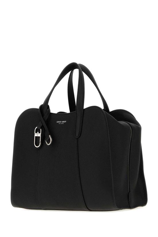 26FW 조르지오 아르마니 토트백 GW003732AF14187 UC001 Black - GIORGIO ARMANI