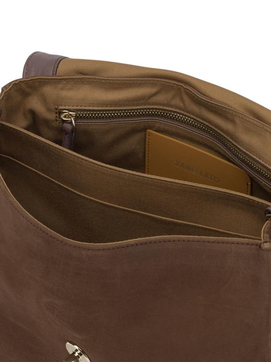 26FW 자넬라토 토트백 POSTINAZASHMERES0801102380000Z0208 BROWN - ZANELLATO