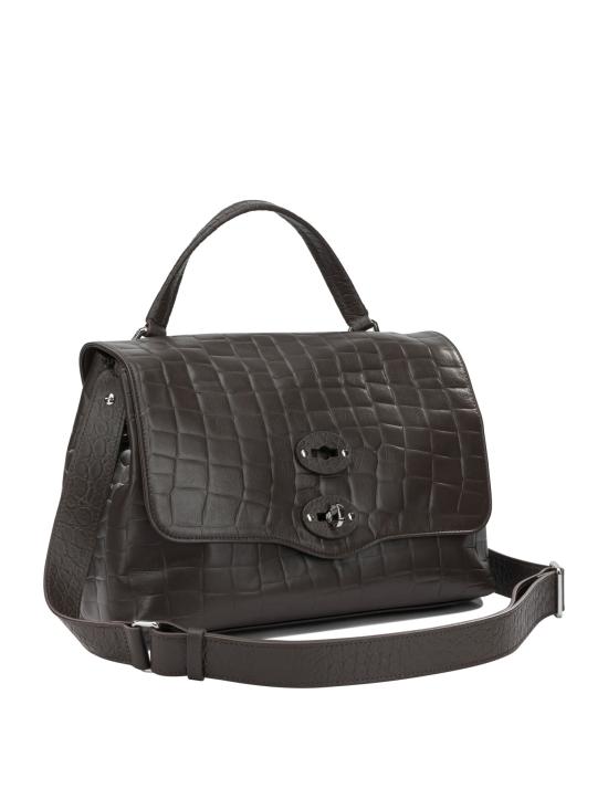 26FW 자넬라토 토트백 POSTINAFOULARD70S0680102420000Z0239 BROWN - ZANELLATO