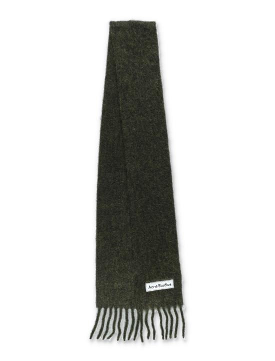 26FW 아크네 스튜디오 벨리 스키니 모헤어 머플러 CA0443AAY KHAKI - ACNE STUDIOS