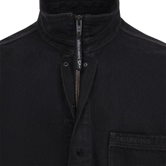 26FW 발렌시아가 긴팔 셔츠 850059TBP47 8975 BLACK - BALENCIAGA