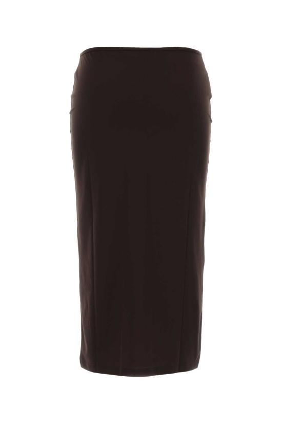 27SS 미우미우 스커트 MG2807SOOO122R F0192 BROWN - MIU MIU