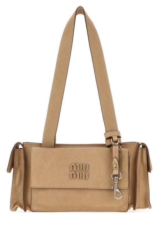 26FW 미우미우 토트백 5BG3412G7Q F0036 BEIGE O TAN