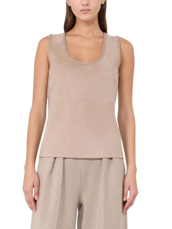 26FW 막스마라 반팔 티셔츠 2621366433600 005 BEIGE O TAN - MAX MARA