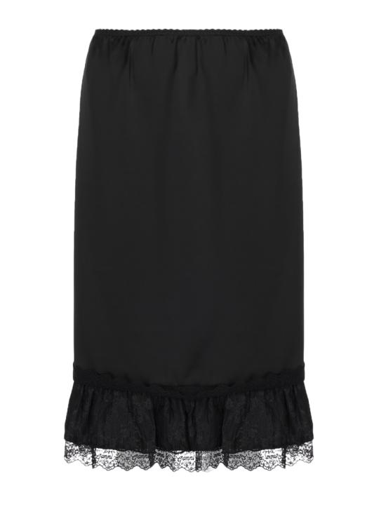 26FW 가니 스커트 A1090315 099 BLACK