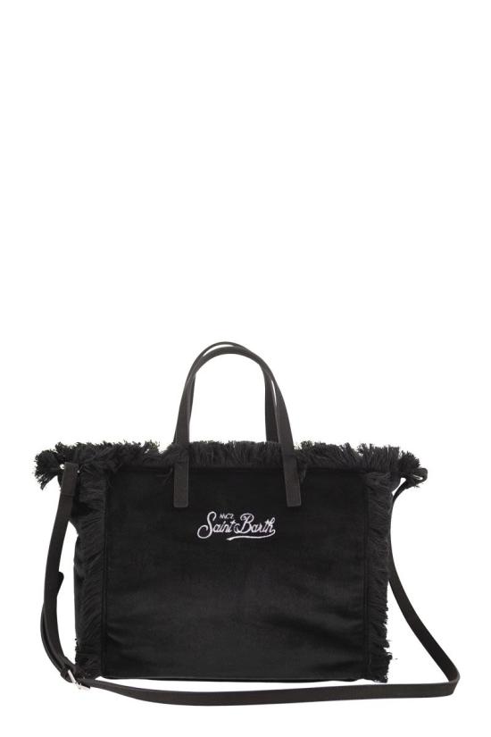 26FW 세인트바쓰 토트백 COL0049 00474M BLACK - MC2 SAINT BARTH