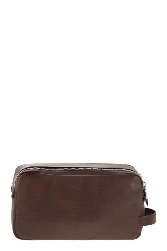 26FW 브루넬로 쿠치넬리 가죽소품 MWCIBU334C8457 BURGUNDY - BRUNELLO CUCINELLI