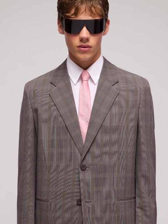 26FW 구찌 인터로킹 G 실크 자카드 타이 A006WU4E0095900 ROSA - GUCCI