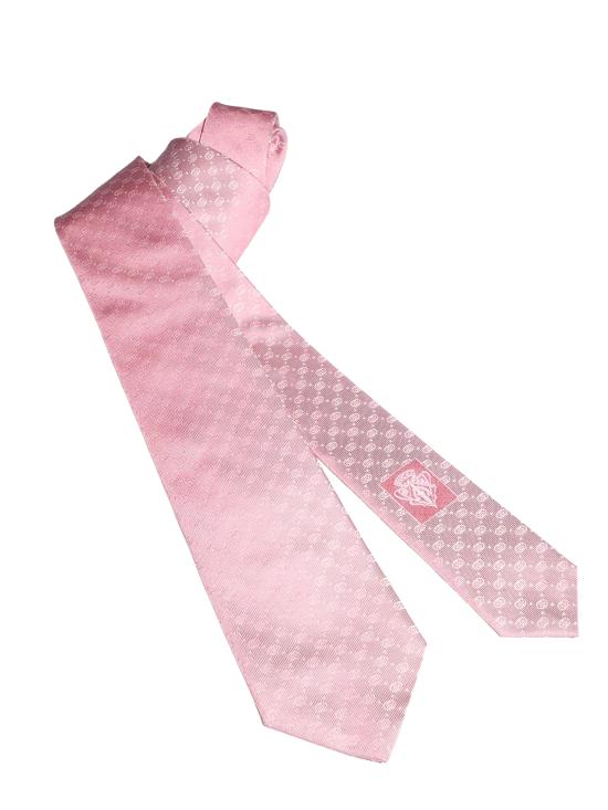 26FW 구찌 인터로킹 G 실크 자카드 타이 A006WU4E0095900 ROSA