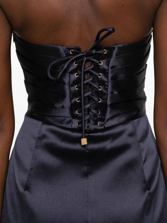 26FW 엘리자베타프랜치 미디 원피스 AB02767E2H88 BLU NOTTE - ELISABETTA FRANCHI