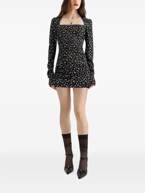 26FW 돌체앤가바나 미디 원피스 F633ATFSAE5HN6JP Black - DOLCE & GABBANA