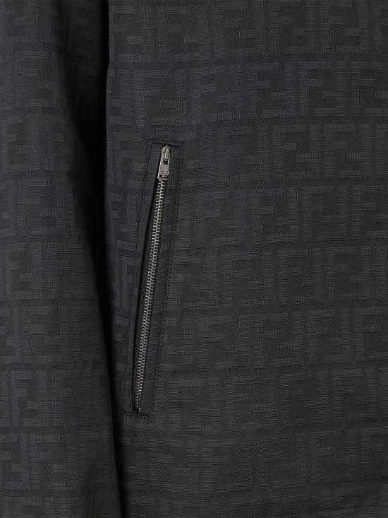 26FW 펜디 FF 모티프 나일론 프린티드 후디드 자켓 FW1463AMYBF0QA1 Black - FENDI