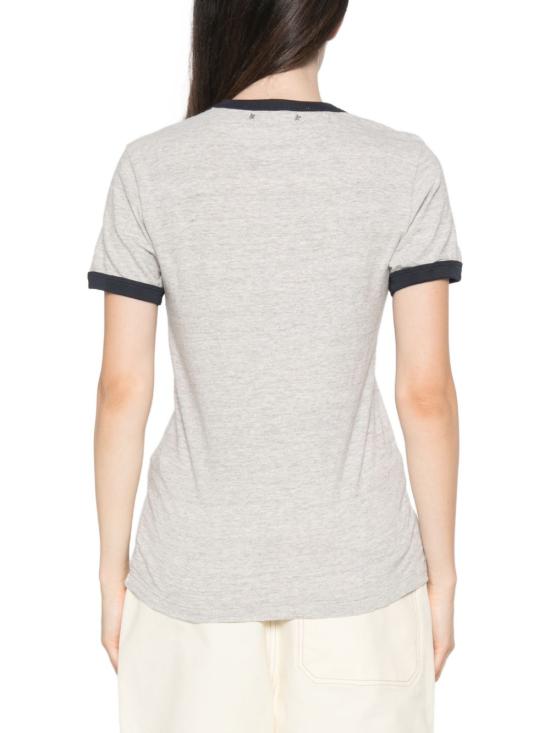 26FW 골든구스 반팔 티셔츠 GWP02768P00264260717 Light grey - GOLDEN GOOSE