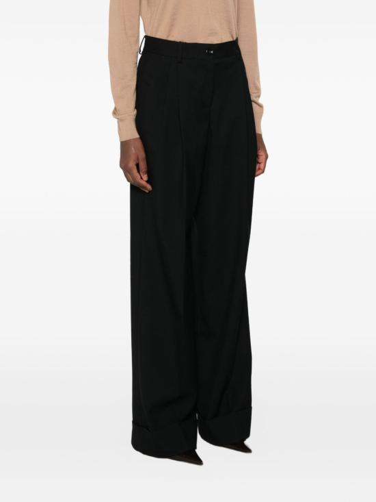 26FW 돌체앤가바나 스트레이트 팬츠 FTC02TFUBG6N0000 Black - DOLCE & GABBANA
