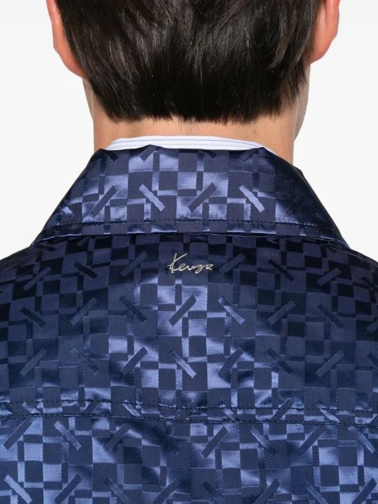 26FW 겐조 긴팔 셔츠 FG65CH5519IL79 NAVYBLUE - KENZO
