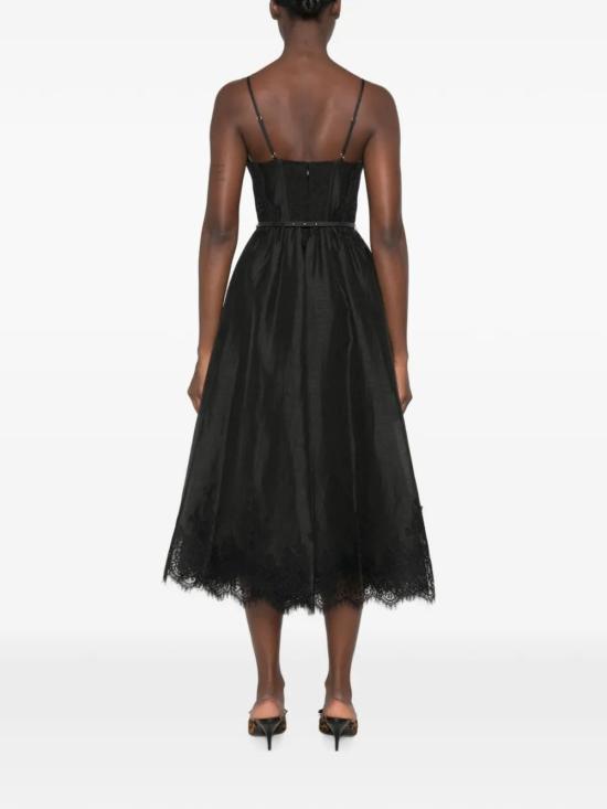 26FW 짐머만 미디 원피스 0226DF261 BLACK - ZIMMERMANN