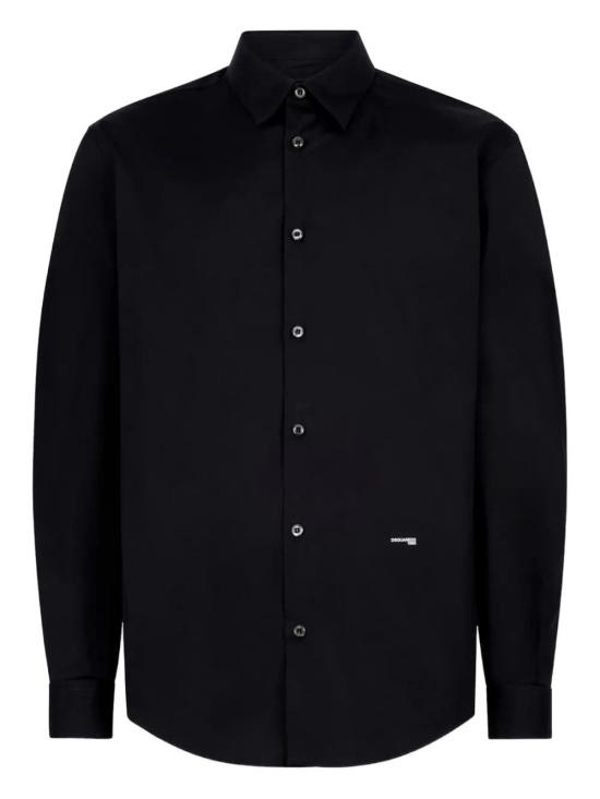 26FW 디스퀘어드2 긴팔 셔츠 S74DM1019S44131900 BLACK