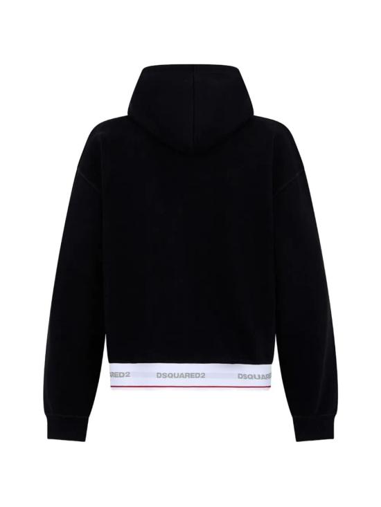 26FW 디스퀘어드2 후드 티셔츠 S71GU0768D25028900 BLACK - DSQUARED2