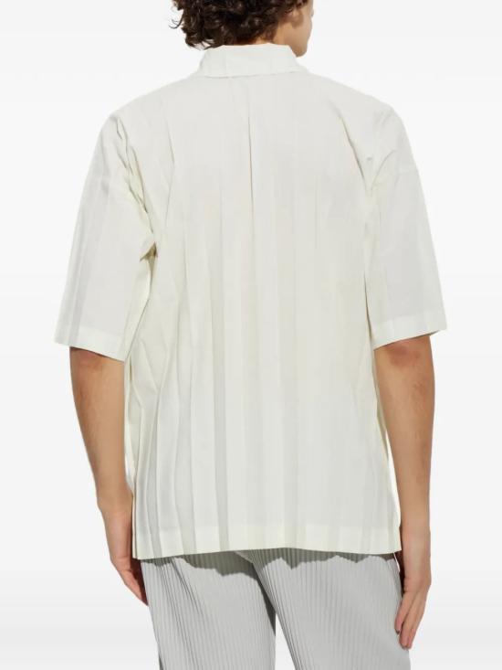 26FW 옴므 플리세 이세이 미야케 긴팔 셔츠 HP68FJ301 WHITE - HOMME PLISSE' ISSEY MIYAKE