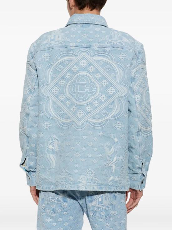 26FW 카사블랑카 긴팔 셔츠 MAW26DN02601 DENIM - CASABLANCA