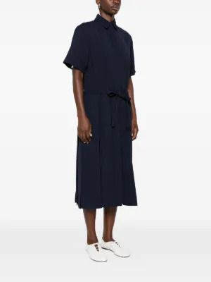 26FW 라코스테 미디 원피스 EF9075 NAVYBLUE - LACOSTE