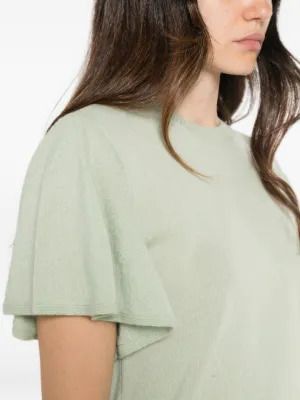 26FW 트윈셋 반팔 티셔츠 262TP329313618 GREEN - TWINSET