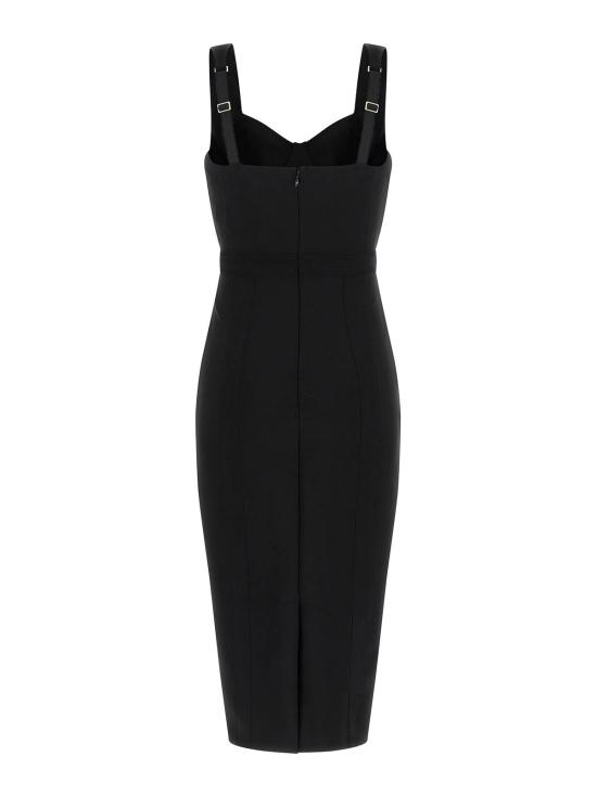 26FW 엘리자베타프랜치 미디 원피스 AB98566E2110 BLACK - ELISABETTA FRANCHI