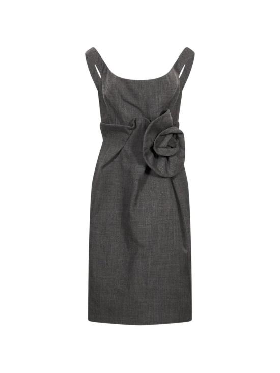 26FW 마그다뷰트림 미디 원피스 263926 GRAY