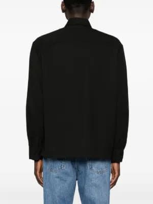 26FW 칼라거펠트 긴팔 셔츠 0597599060 BLACK - KARL LAGERFELD