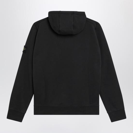 27SS 스톤 아일랜드 오가닉 코튼 플리스 레귤러핏 후드 스웨트셔츠 S156100062S0051 V0029 BLACK - STONE ISLAND