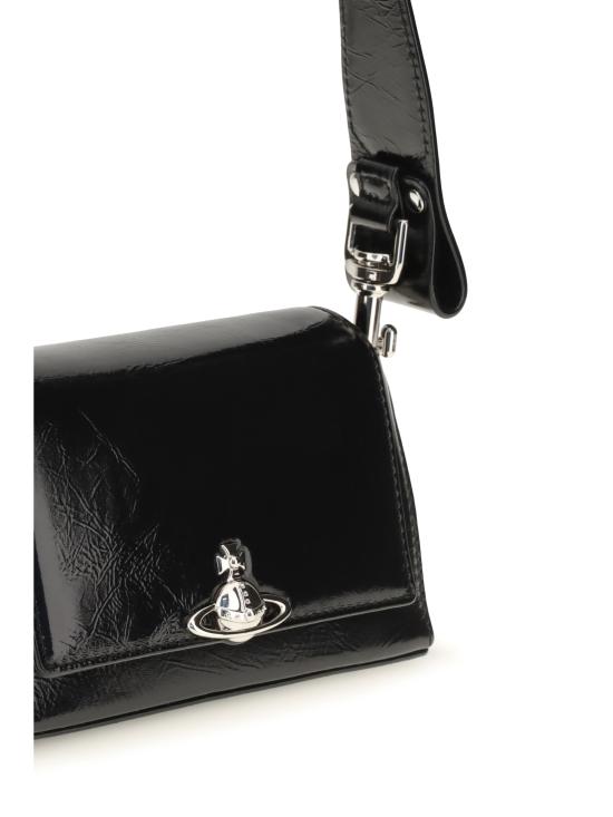 26FW 비비안웨스트우드 헤이즐 스몰 핸드백 4603000WWL00EO N401 BLACK - VIVIENNE WESTWOOD