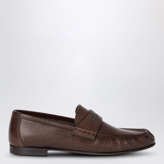 26FW 브루넬로 쿠치넬리 로퍼 MZSLC3370PLE C9122 BROWN